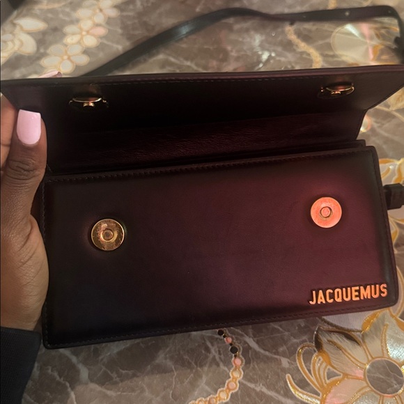 Jacquemus Black Mini Bag with Gold Accents - Picture 6 of 11